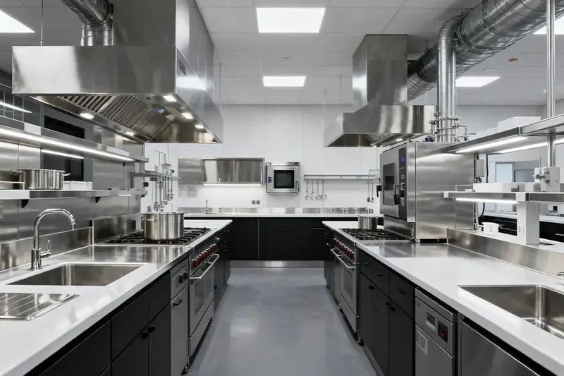 Soluções em inox para áreas técnicas em ambiente profissional