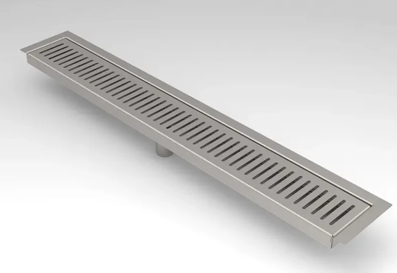 Ralo Inox Linear Grelha Saida para baixo RIL001